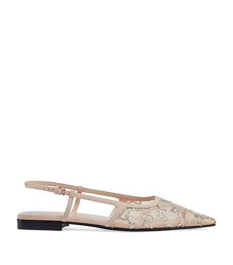 gucci slingback flats|gucci slingback ballet flat.